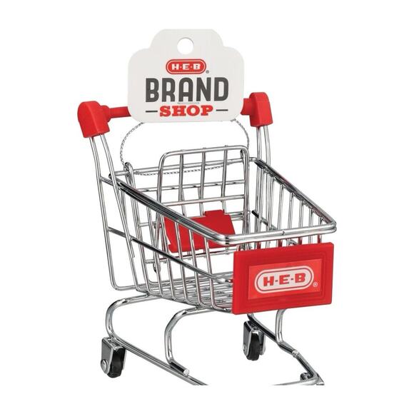 H‑E‑B Brand Shop Shopping Cart Christmas Tree Ornament 5" x 5" - Picture 1 of 8